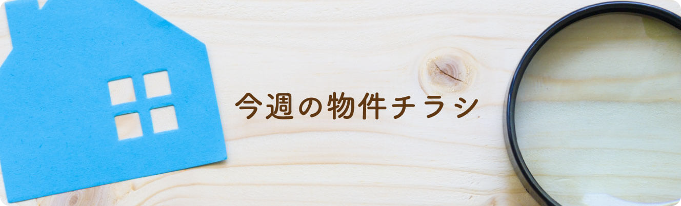 今週の物件チラシ